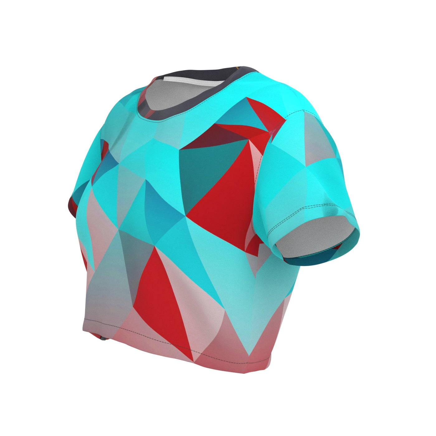 Cubes Mars Crop Top