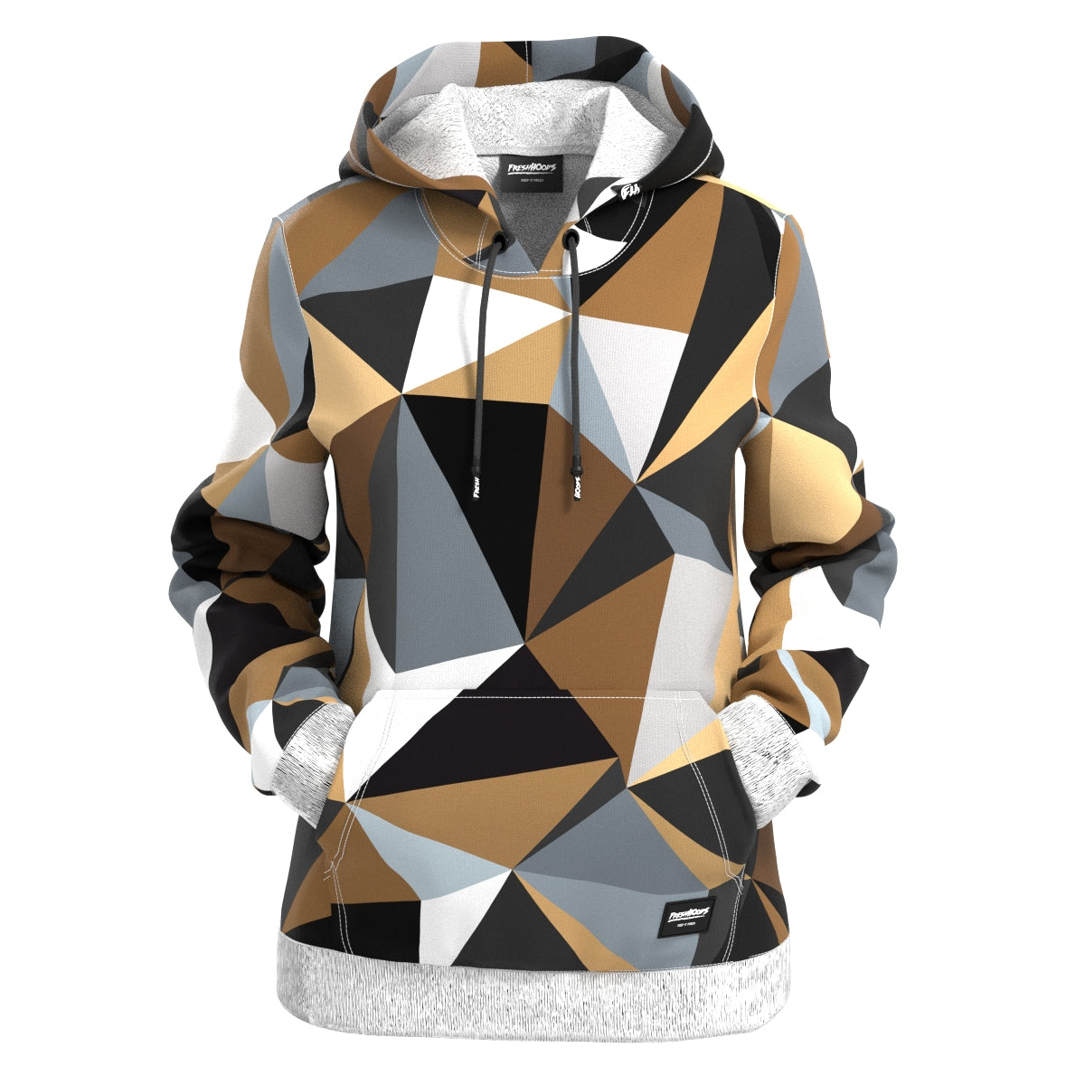 Cubes Woods Women Hoodie