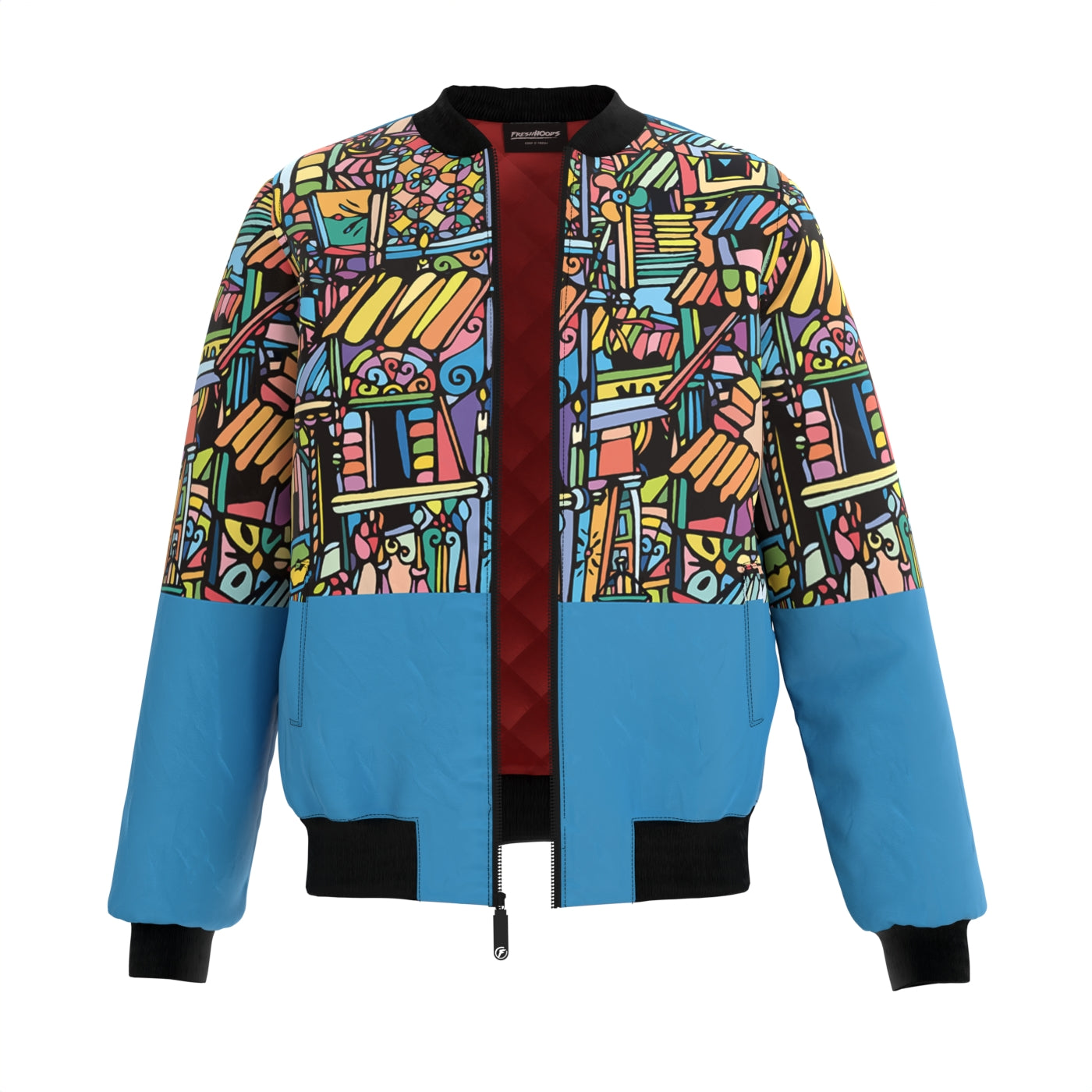 Olindo Blue Bomber Jacket