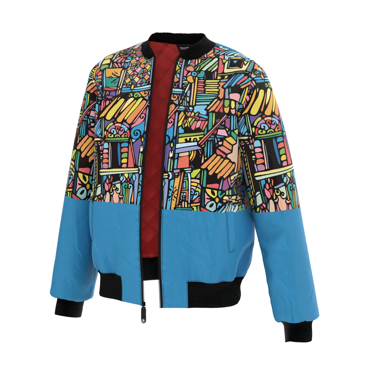 Olindo Blue Bomber Jacket