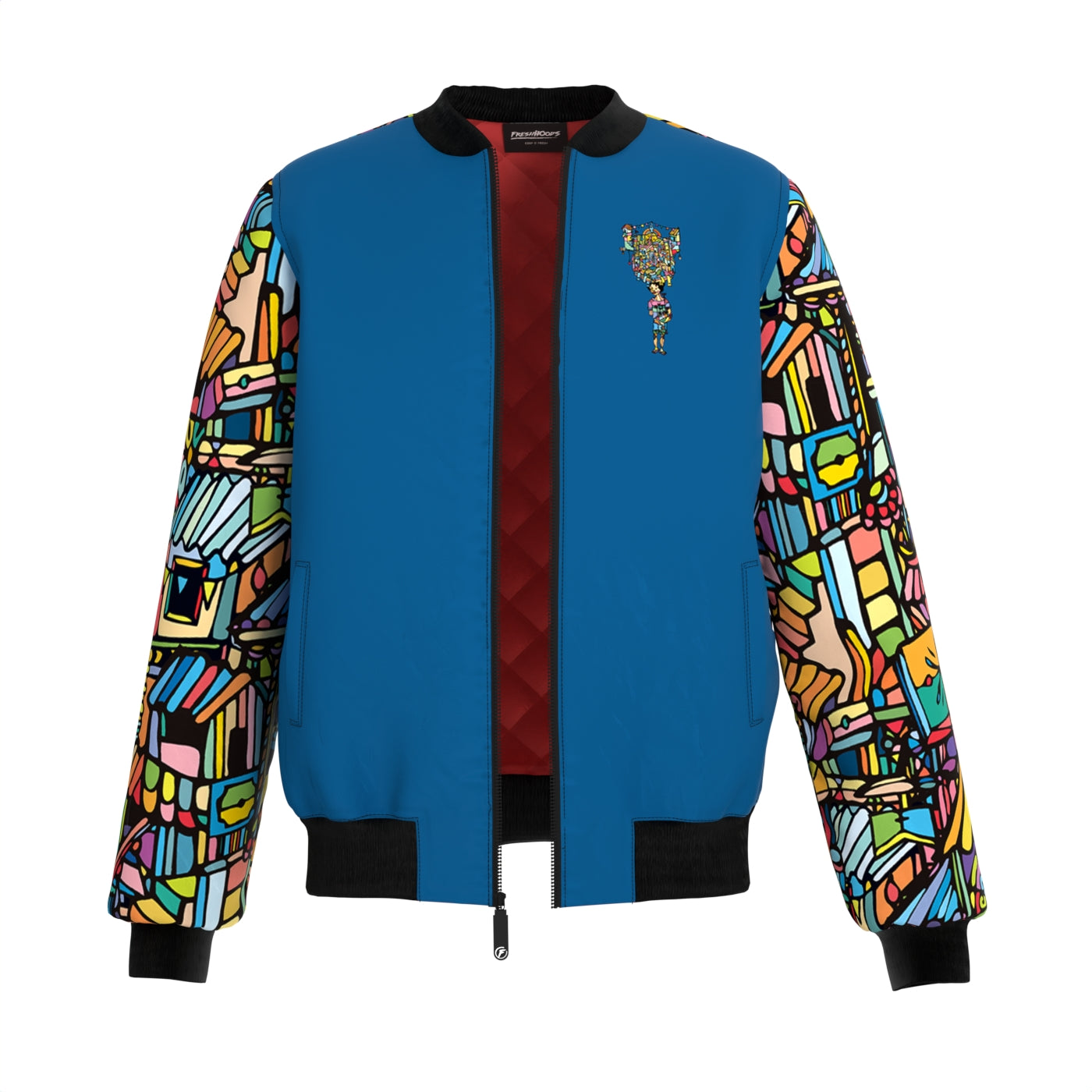 Porta Blue Bomber Jacket