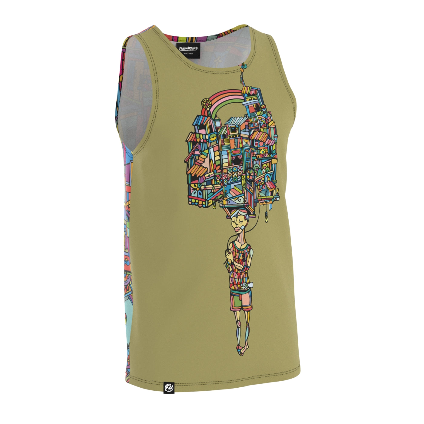 Rainboy Khaki Tank Top