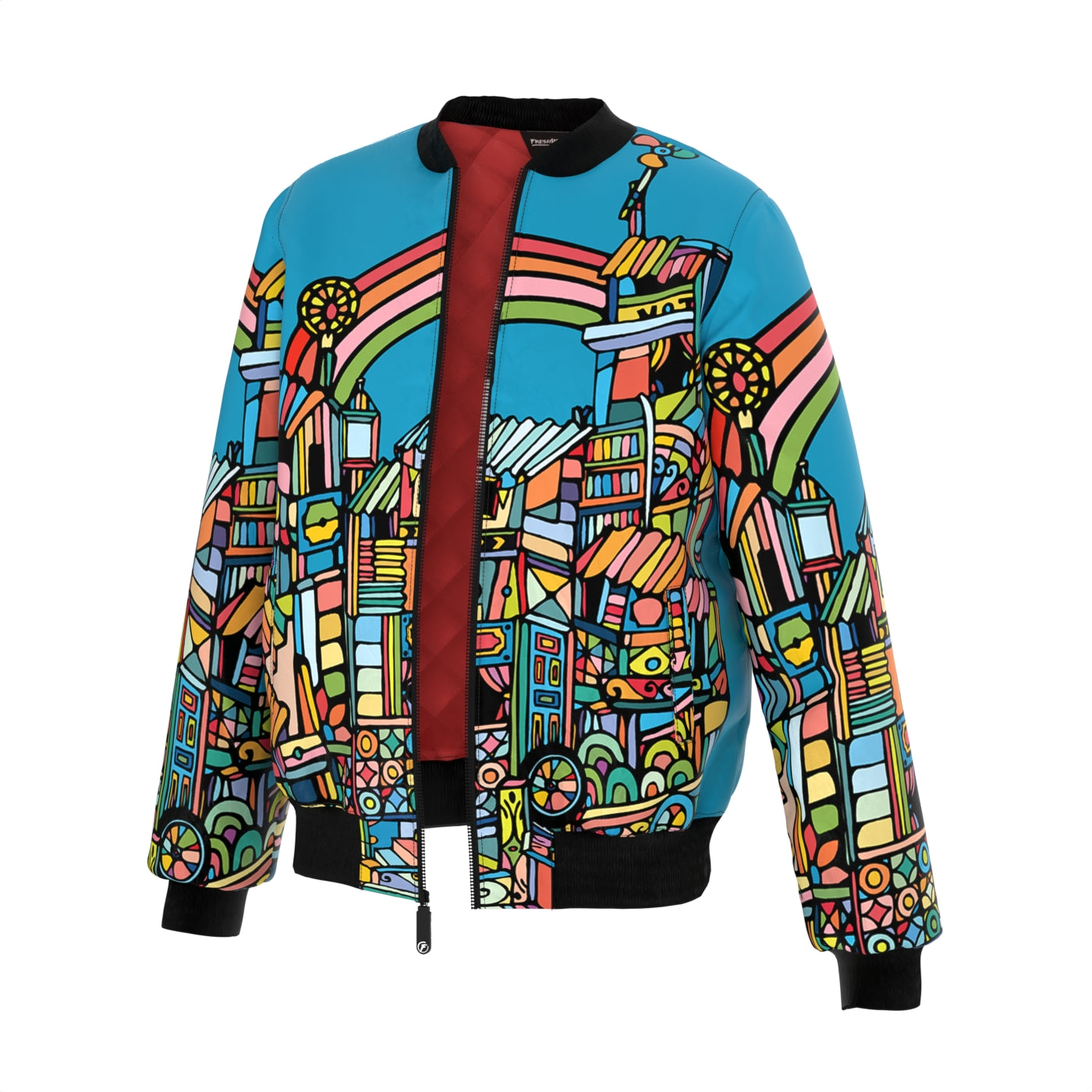 Rainboy Blue Bomber Jacket