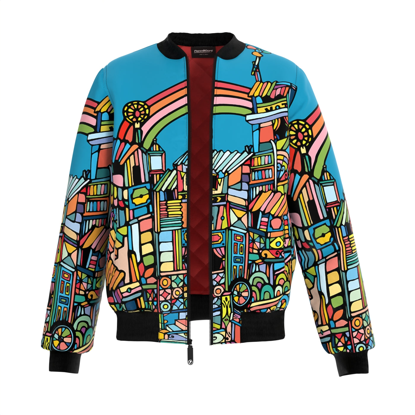 Rainboy Blue Bomber Jacket