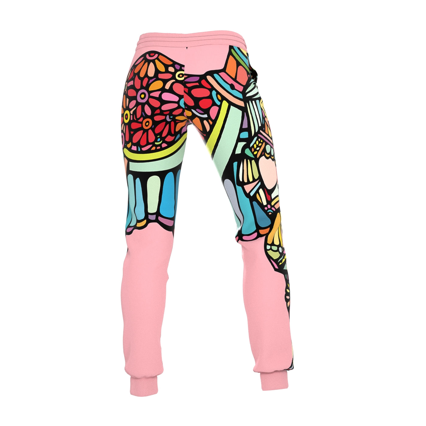 Swan Flowers Women Sweatpants