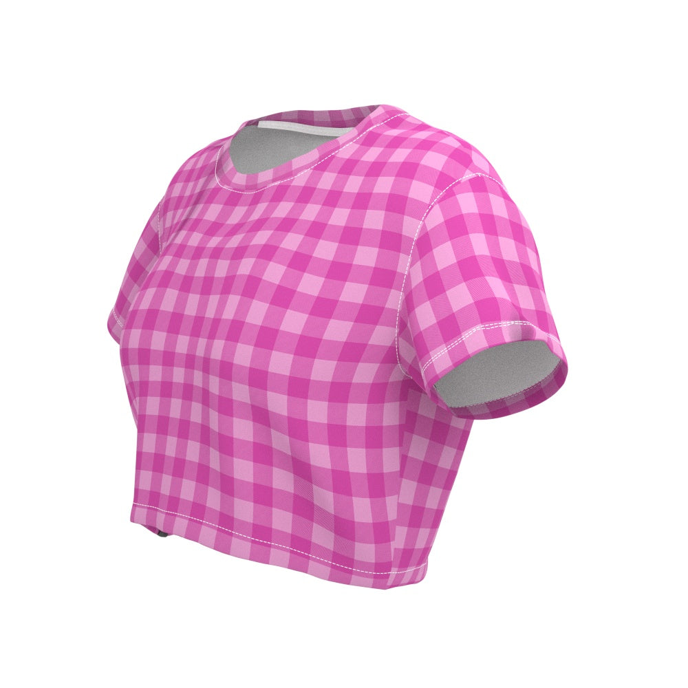 Pink Picnic Crop Top