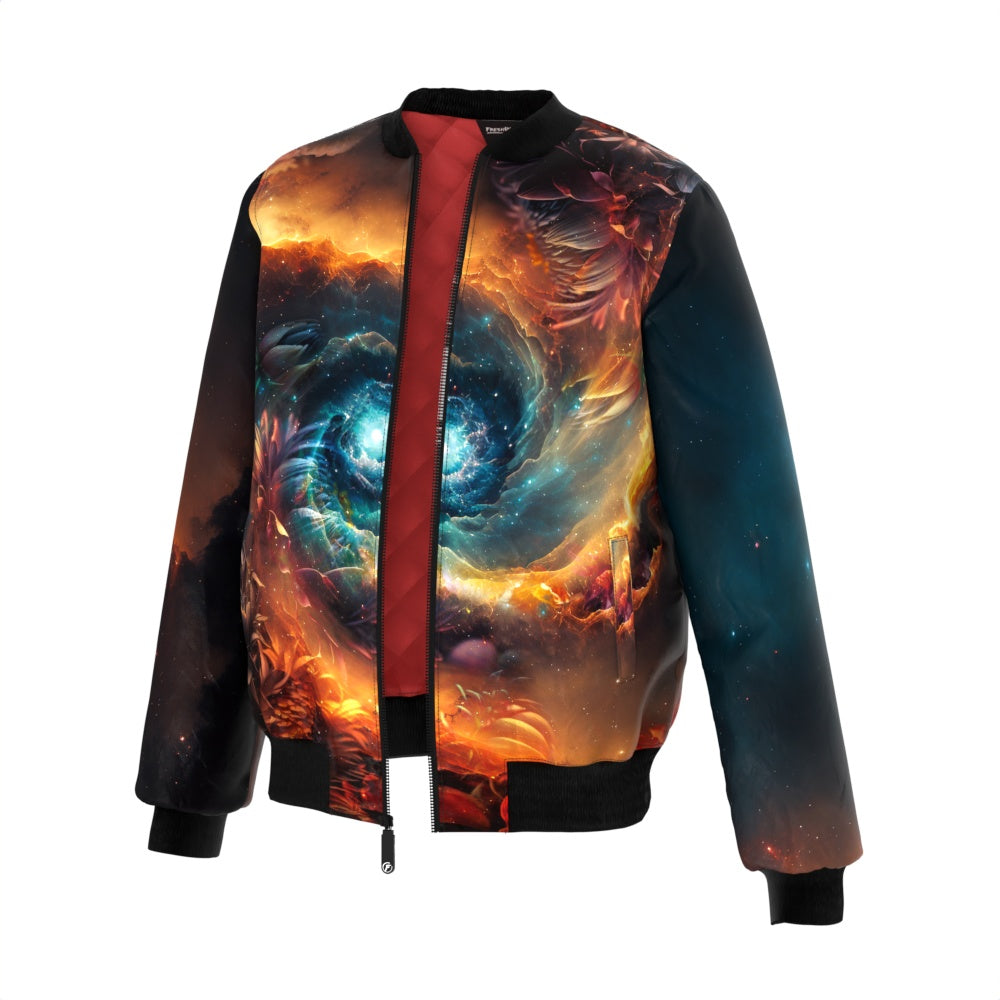 Space Flower Bomber Jacket