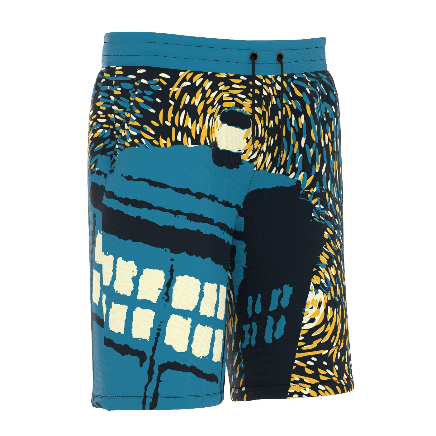 Travelin Blue Box Shorts