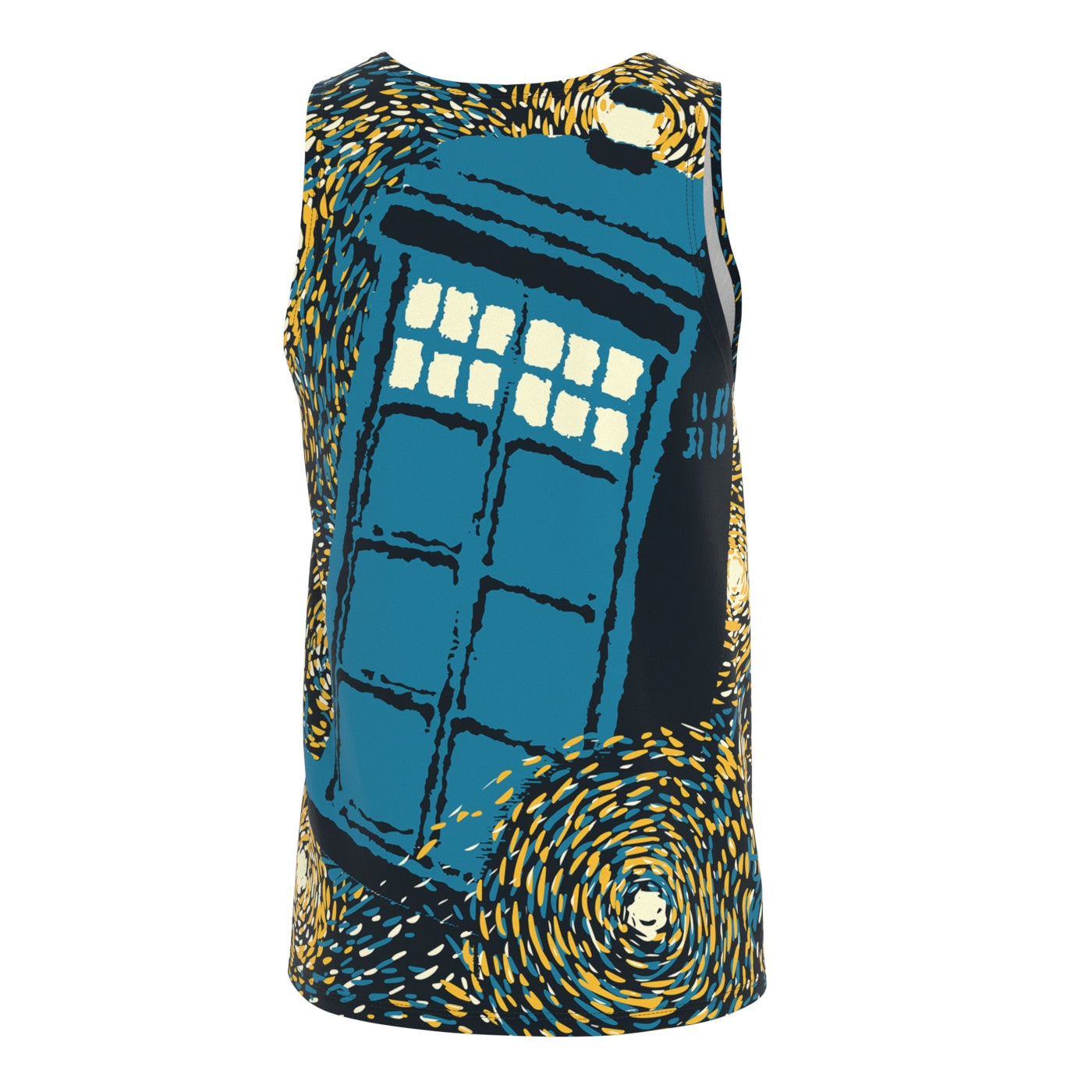 Travelin Blue Box Tank Top