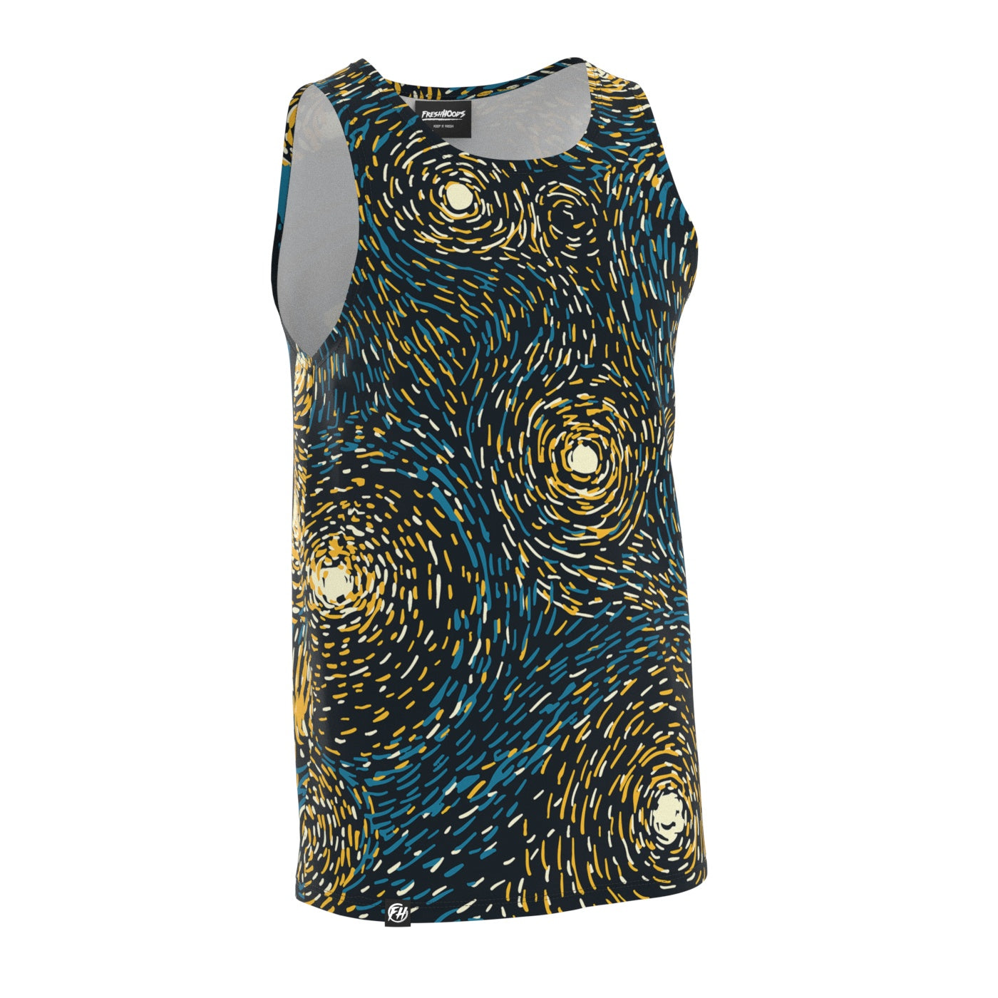 Travelin Blue Box Tank Top