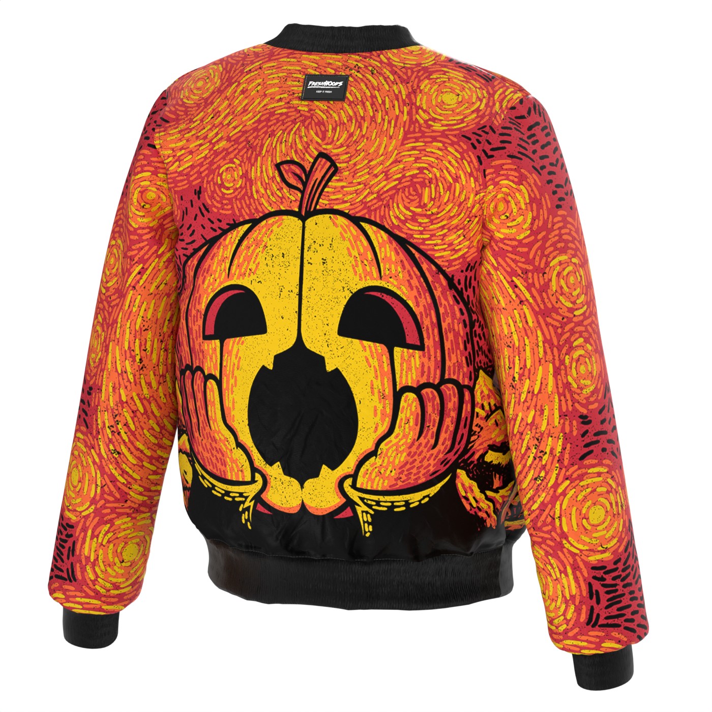 Starry Halloween Night Bomber Jacket