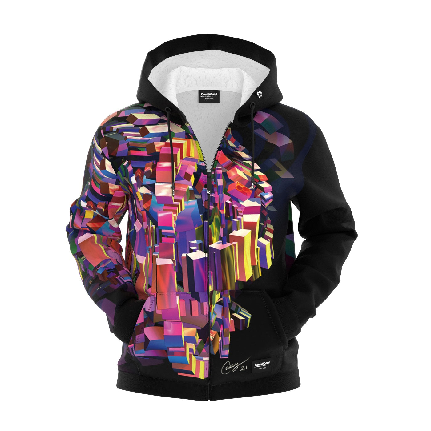 Kaotic Mind Zip Up Hoodie