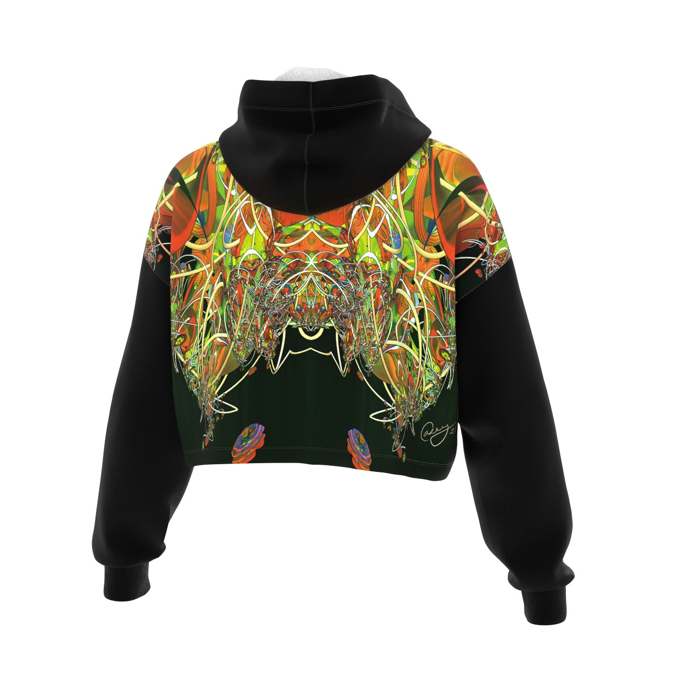 Galactic Priest Cropped Hoodie