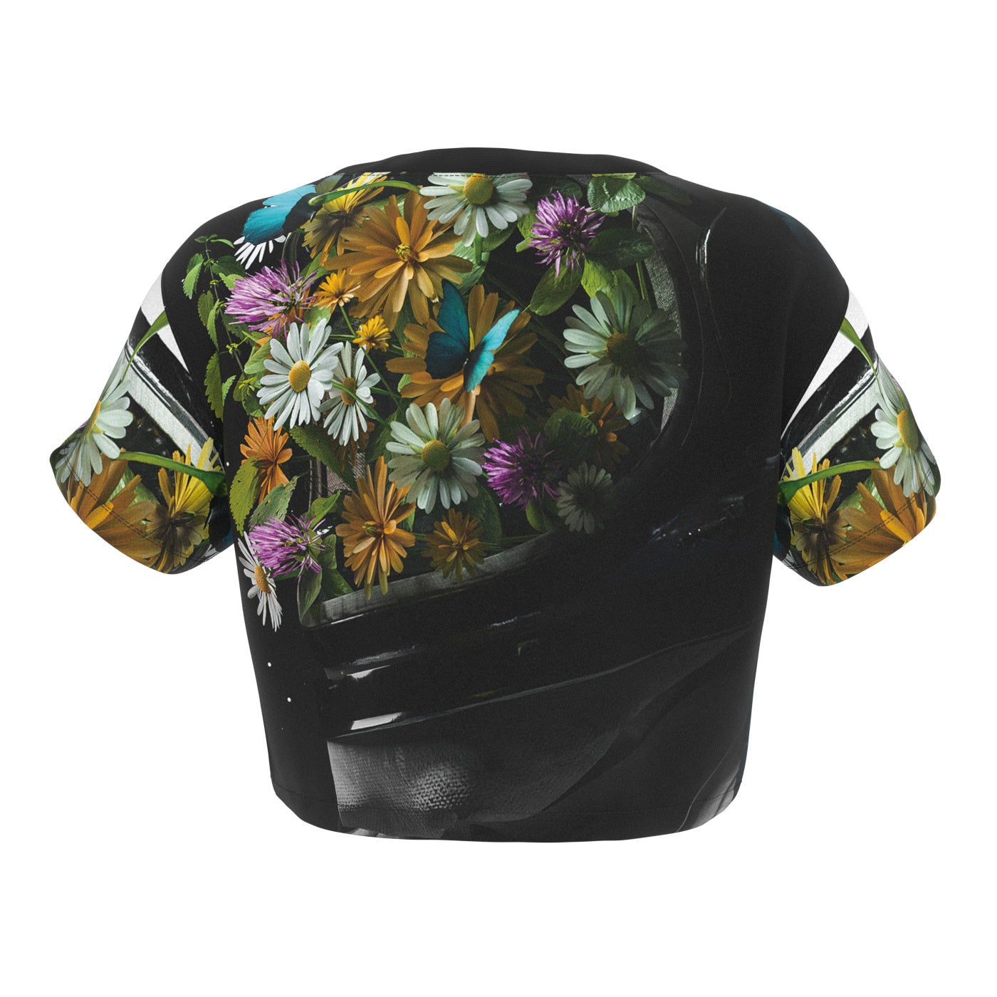 Flower Face Crop Top