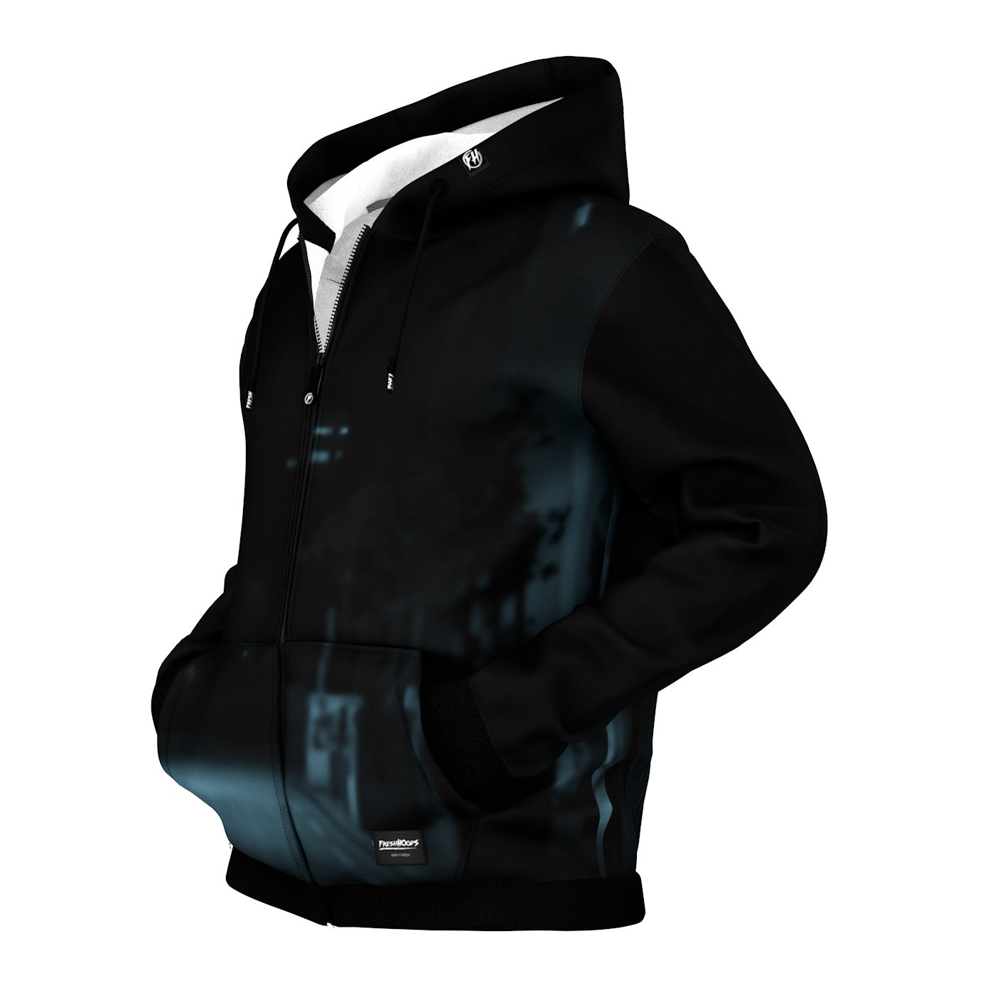 Masked Man Zip Up Hoodie