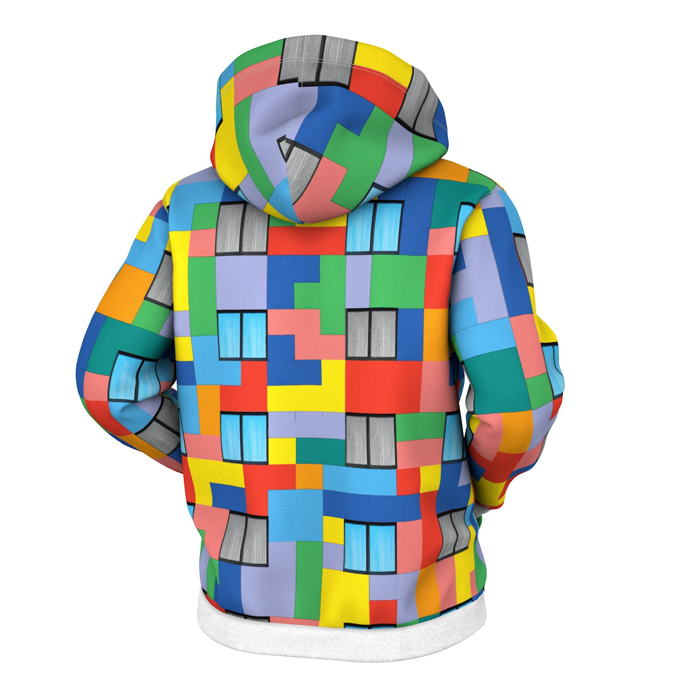 Blocks Zip Up Hoodie