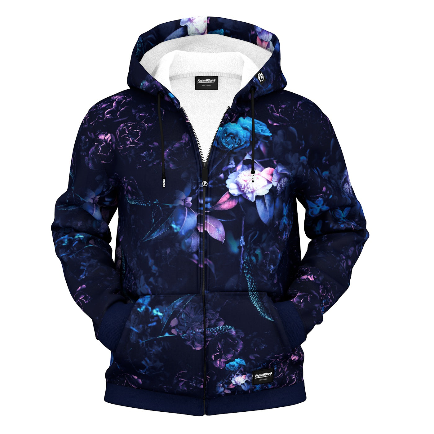 Ocean Plants Zip Up Hoodie