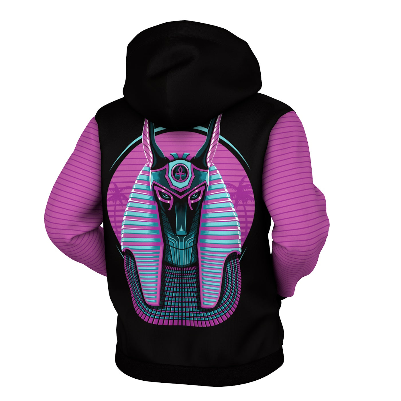 Retro God Zip Up Hoodie