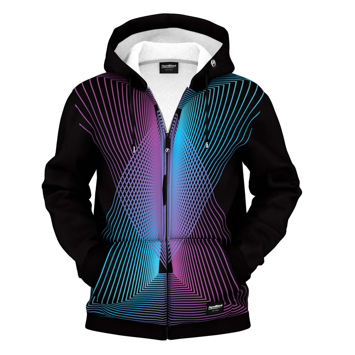 Screen Saver Zip Up Hoodie