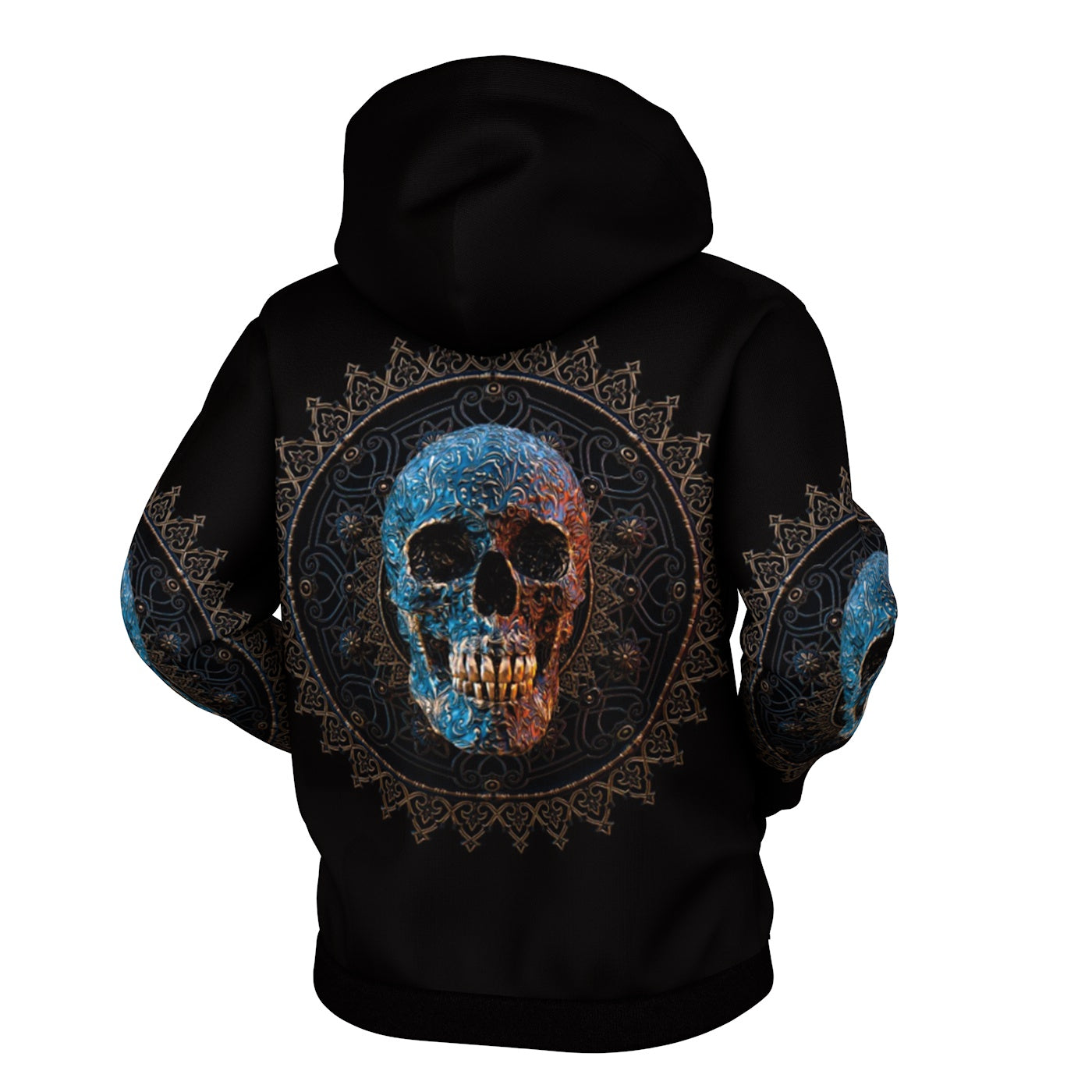 Skull Entrance Zip Up Hoodie