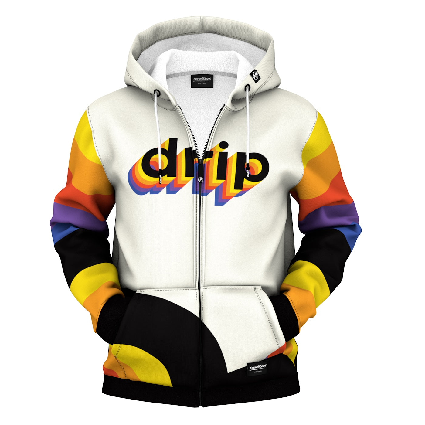 Drip Zip Up Hoodie