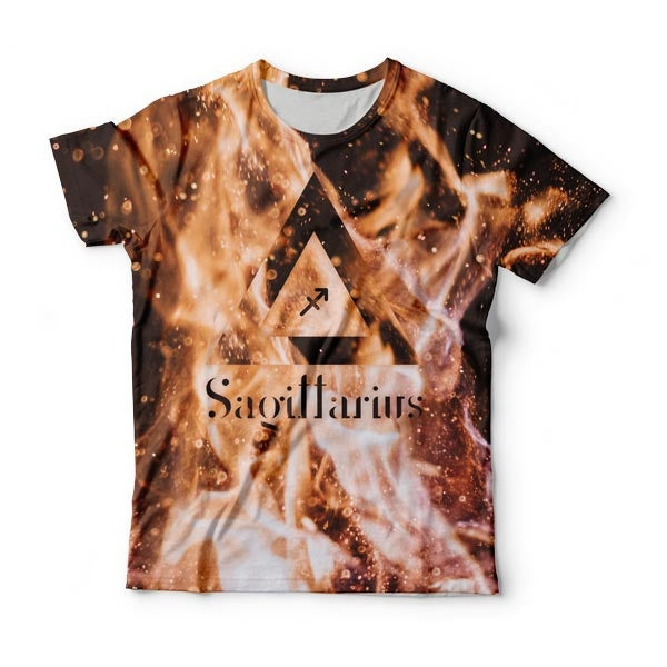 Sagittarius In The Flames T-Shirt