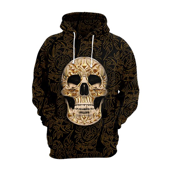 Carved Skull Hoodie