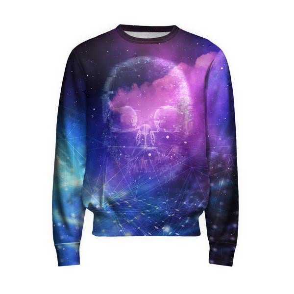 Futuristic Skull Sweatshirt