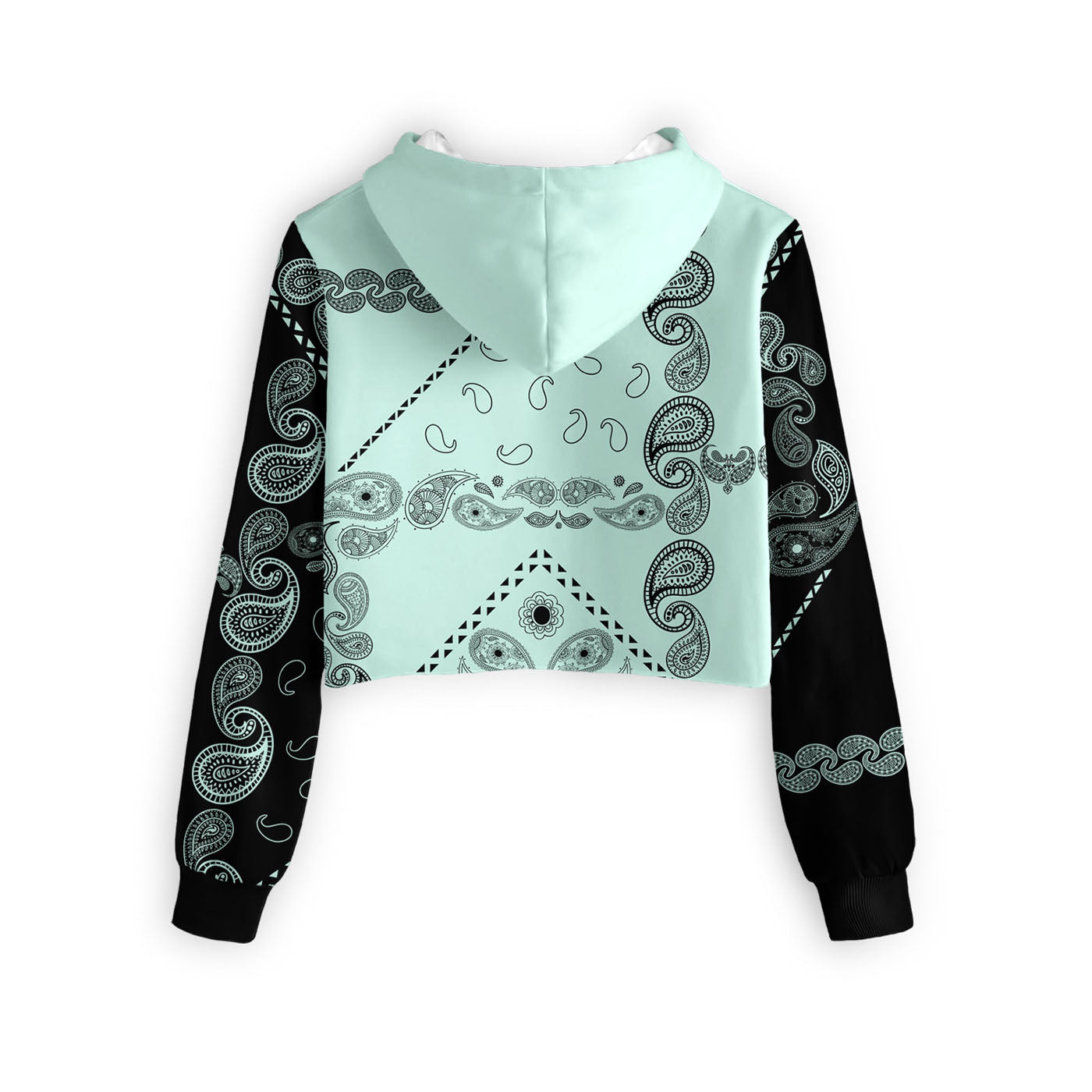 Mint Gang Cropped Hoodie