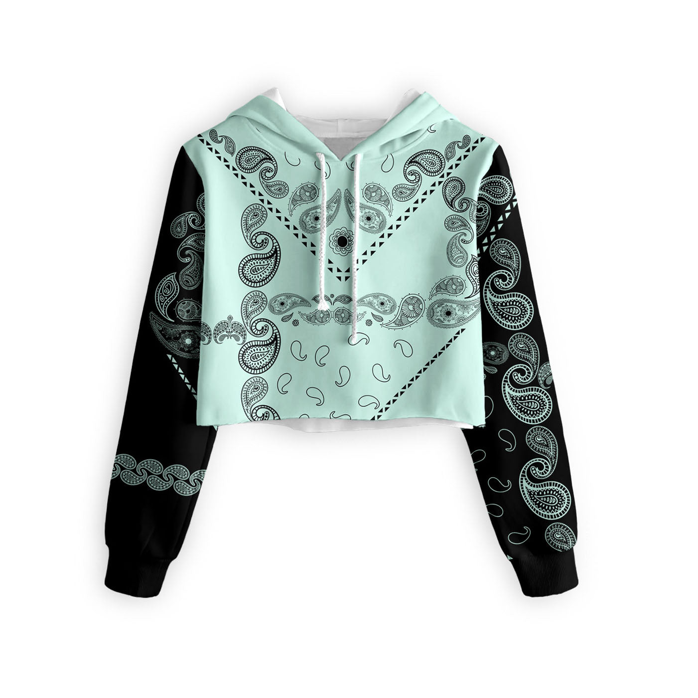 Mint Gang Cropped Hoodie