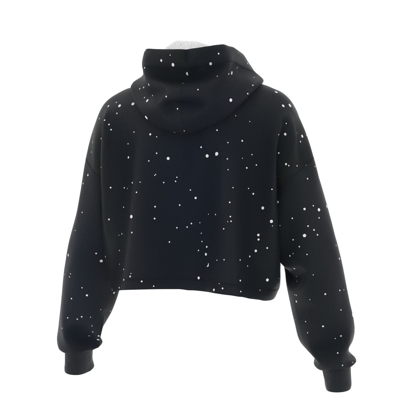 Blind Moon Cropped Hoodie