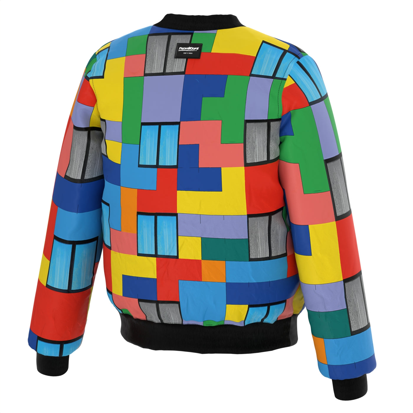 Blocks Bomber Jacket