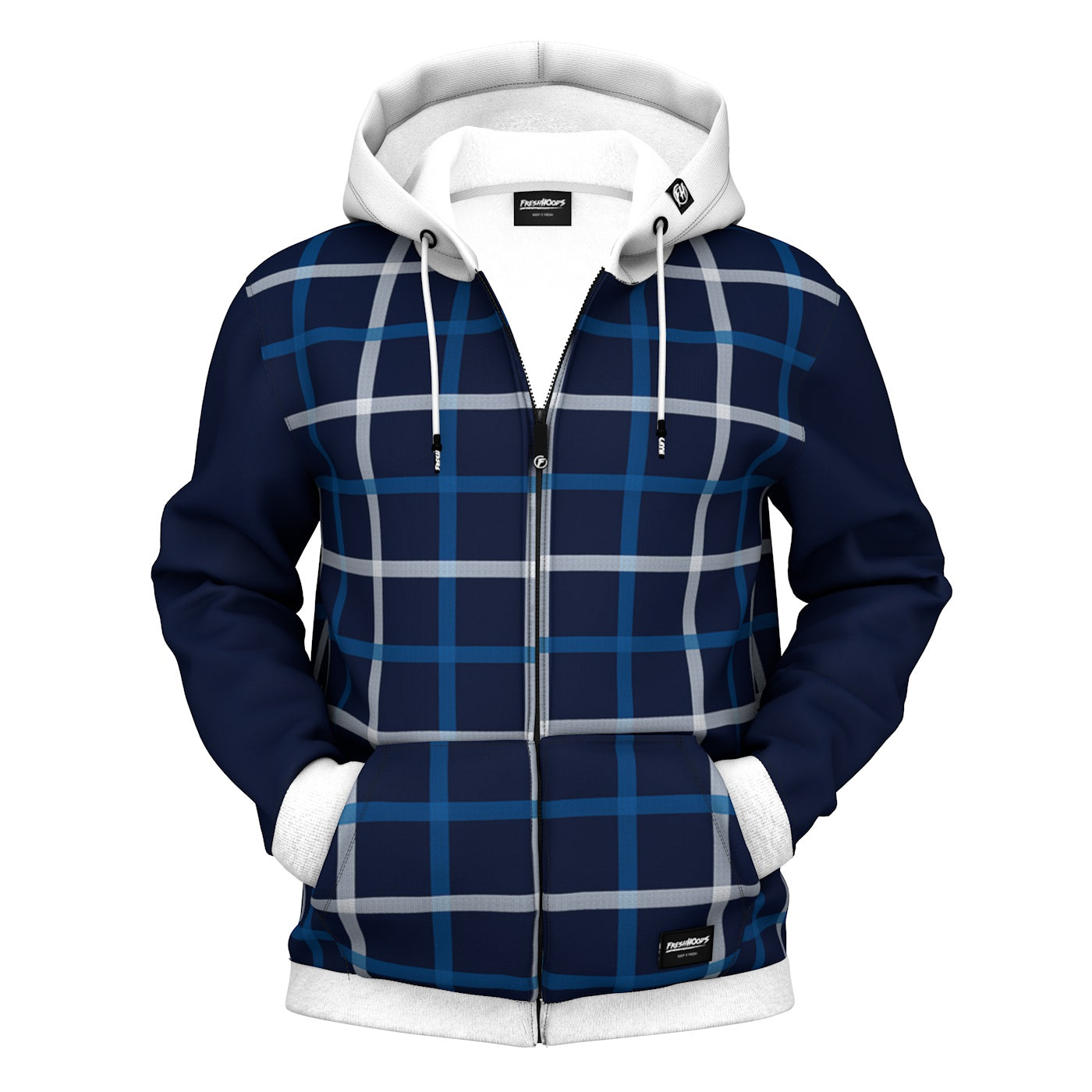 Bluez Zip Up Hoodie