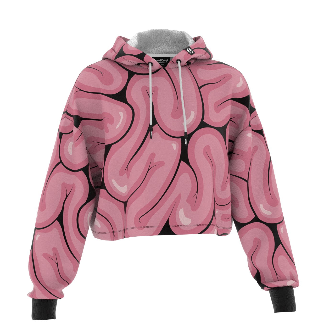 Brainwash Cropped Hoodie