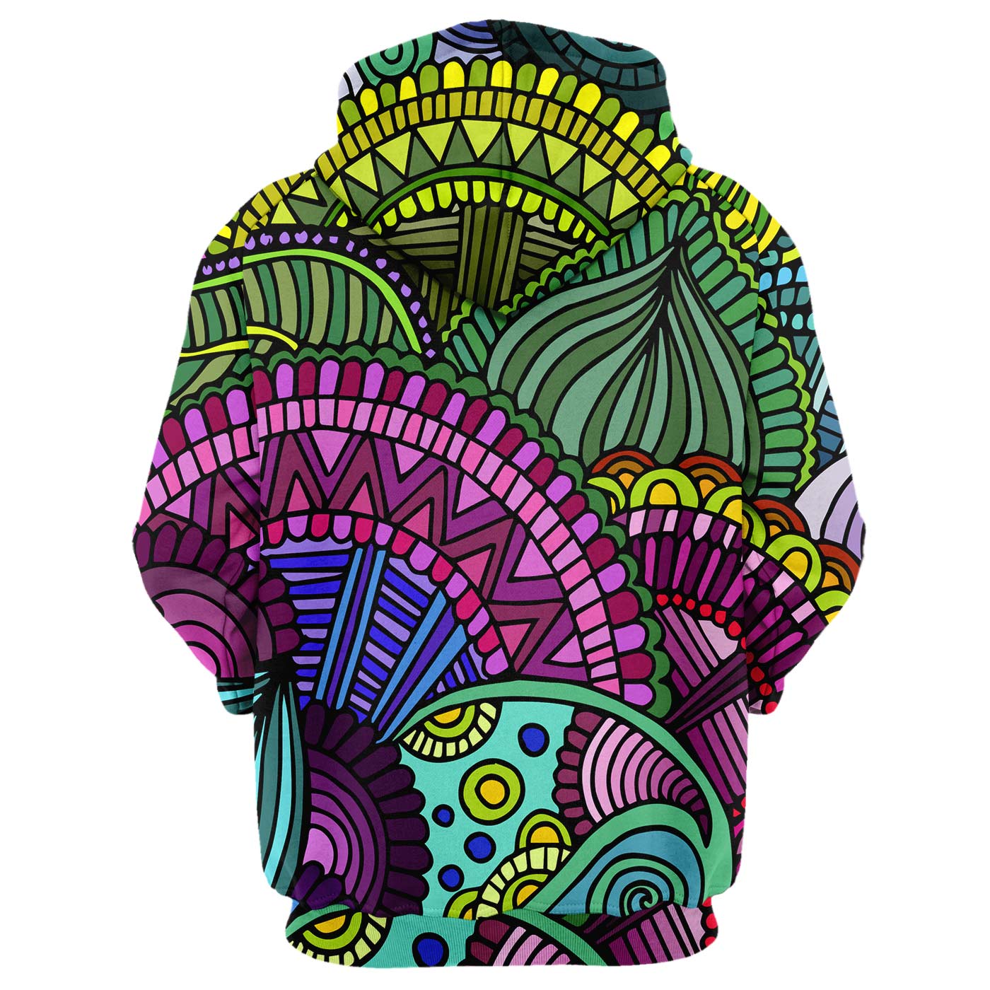 Mandala Chameleon Hoodie