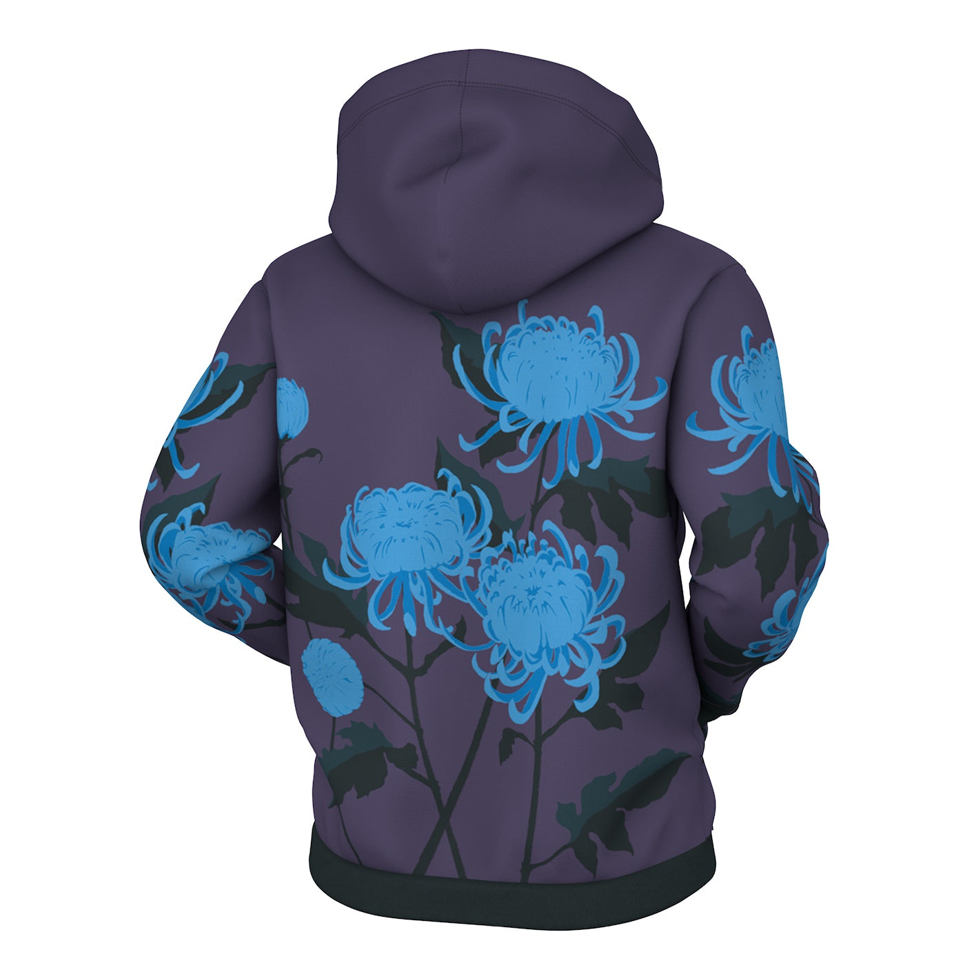 Chrysanthemum Zip Up Hoodie