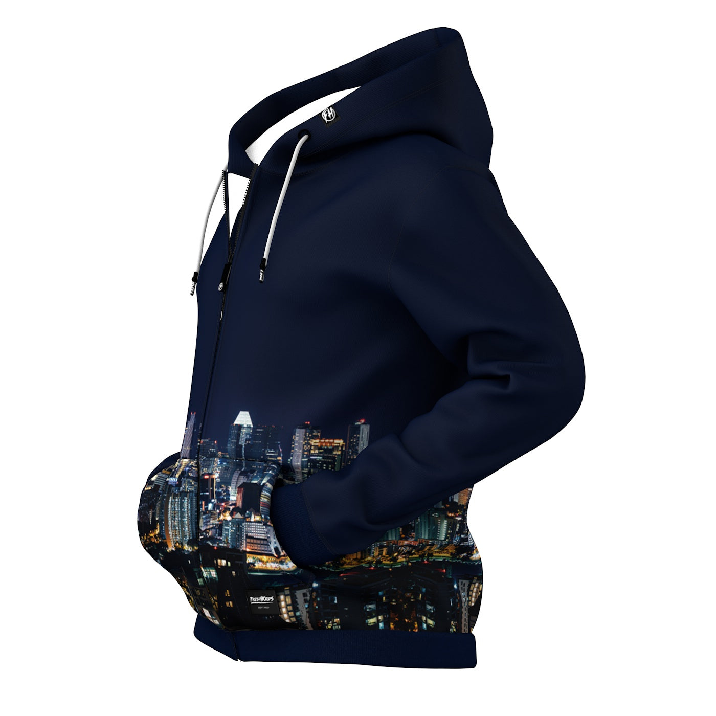 City Rain Zip Up Hoodie