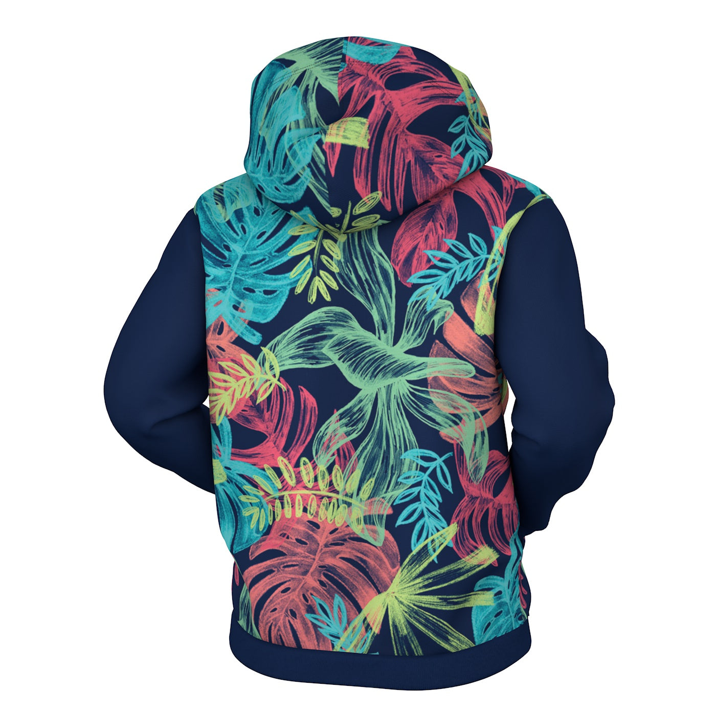 Colorful Leaves Zip Up Hoodie
