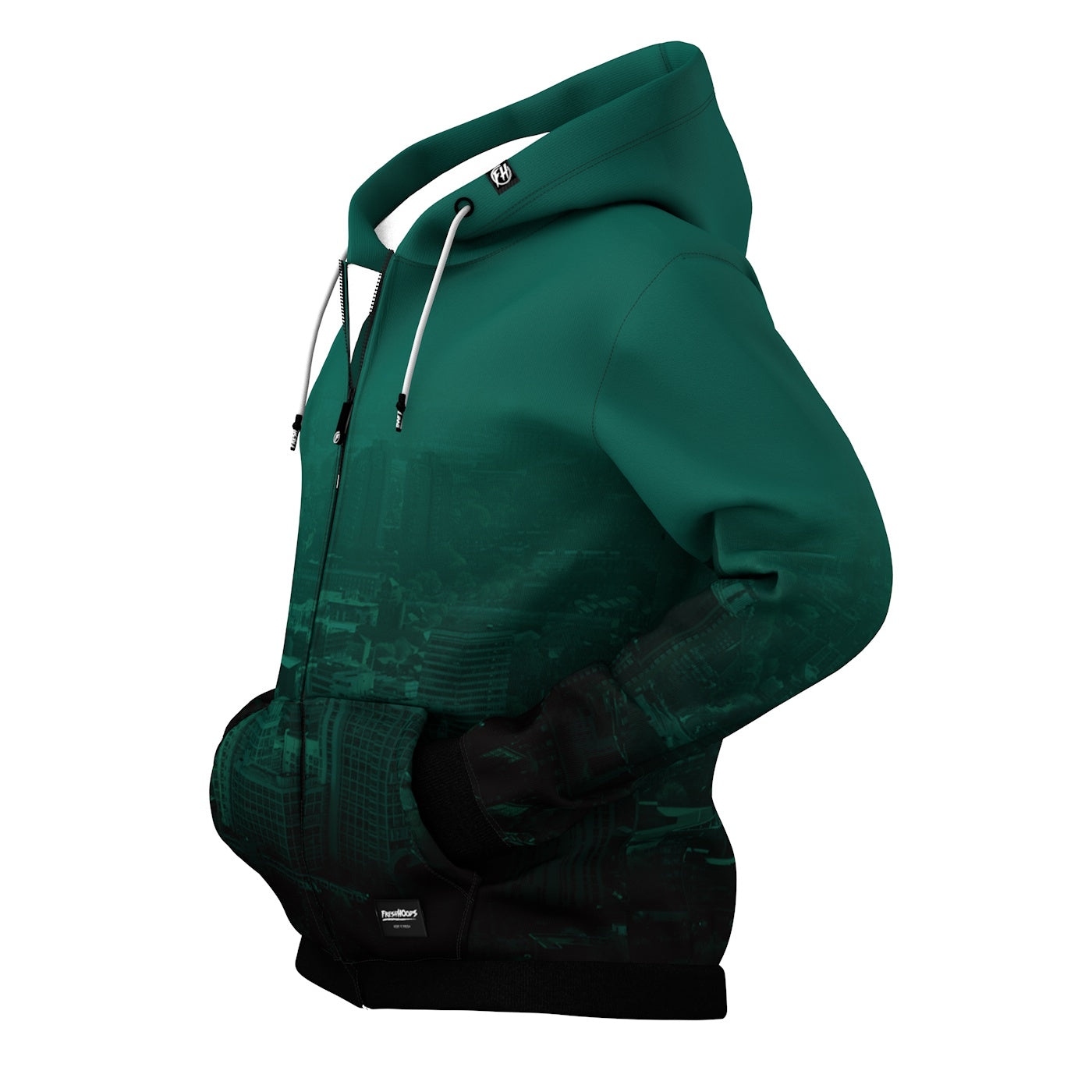 Emptiness Zip Up Hoodie