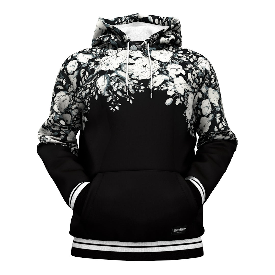 White Rose Blossom Hoodie