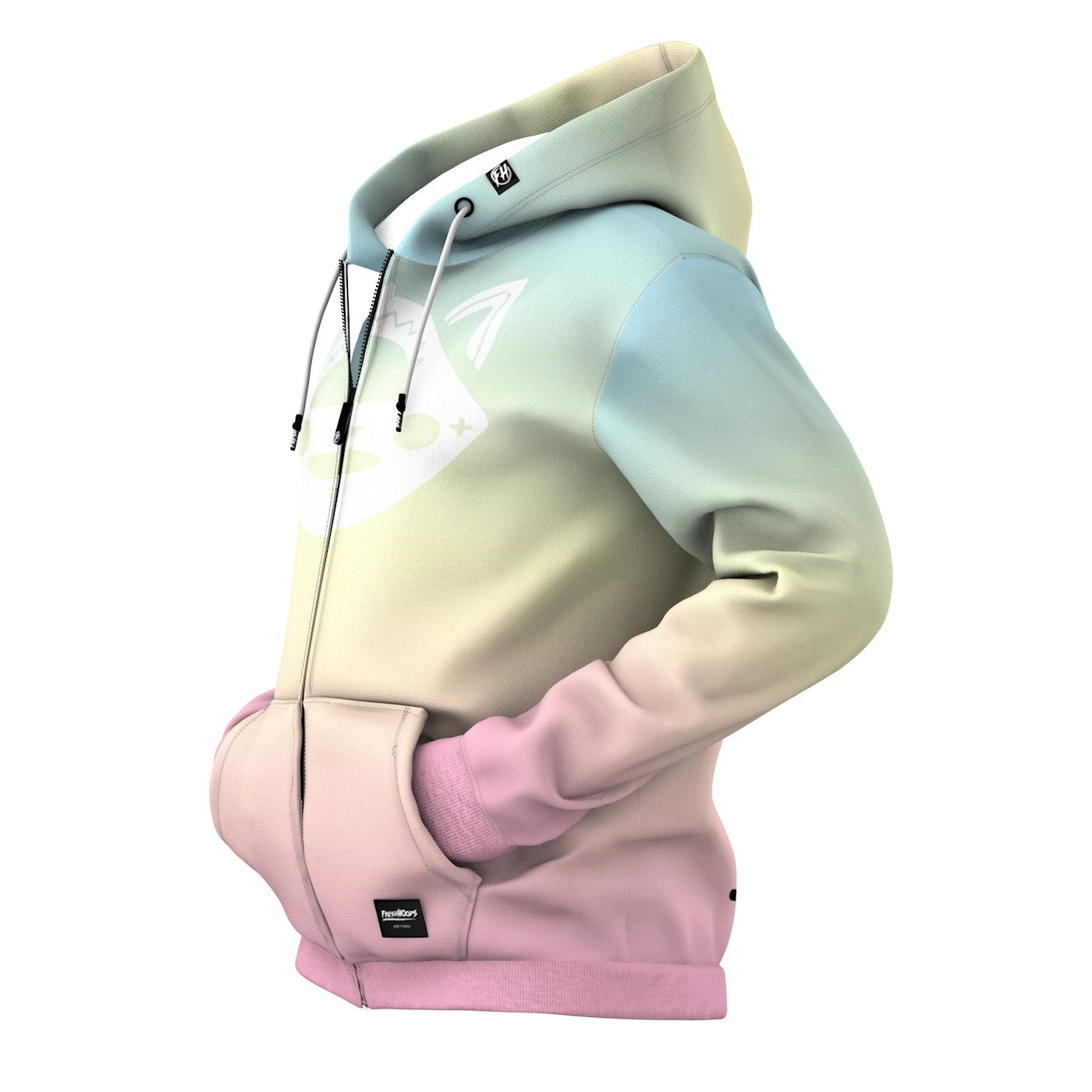 GradientCat Zip Up Hoodie