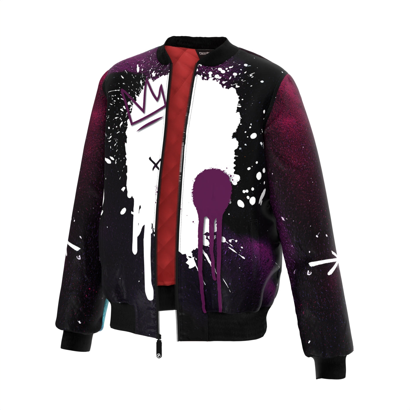 Graffiti Style Bomber Jacket