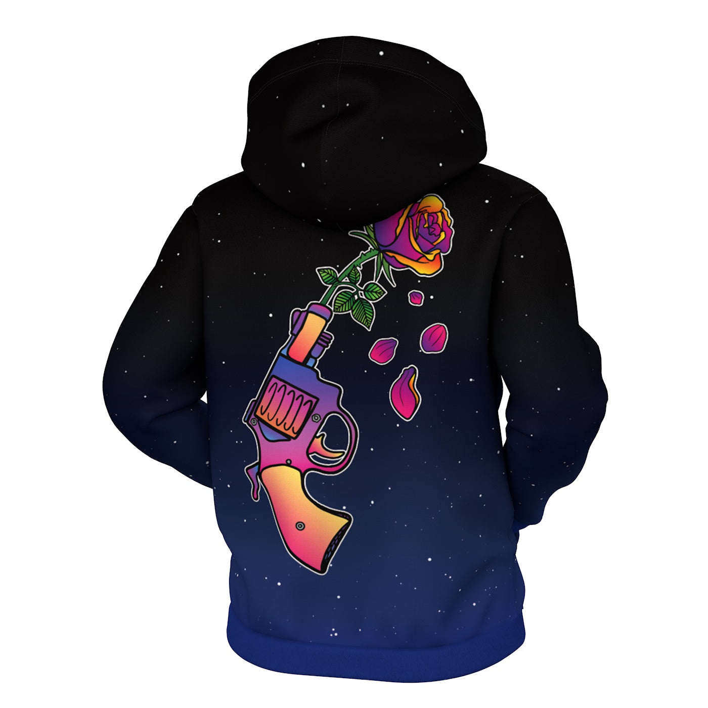 Gun n' Rose Zip Up Hoodie