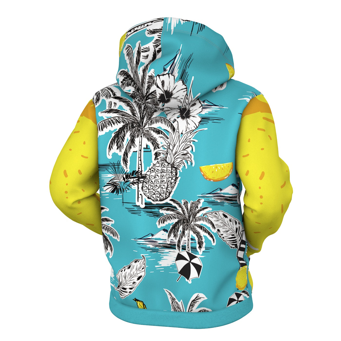 Hawaiian Moe Zip Up Hoodie