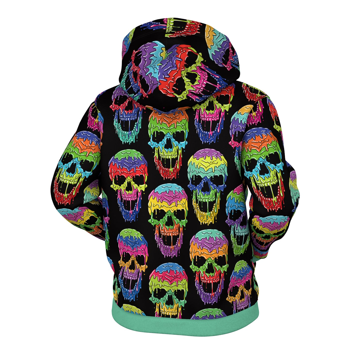 Liquid Skull Zip Up Hoodie