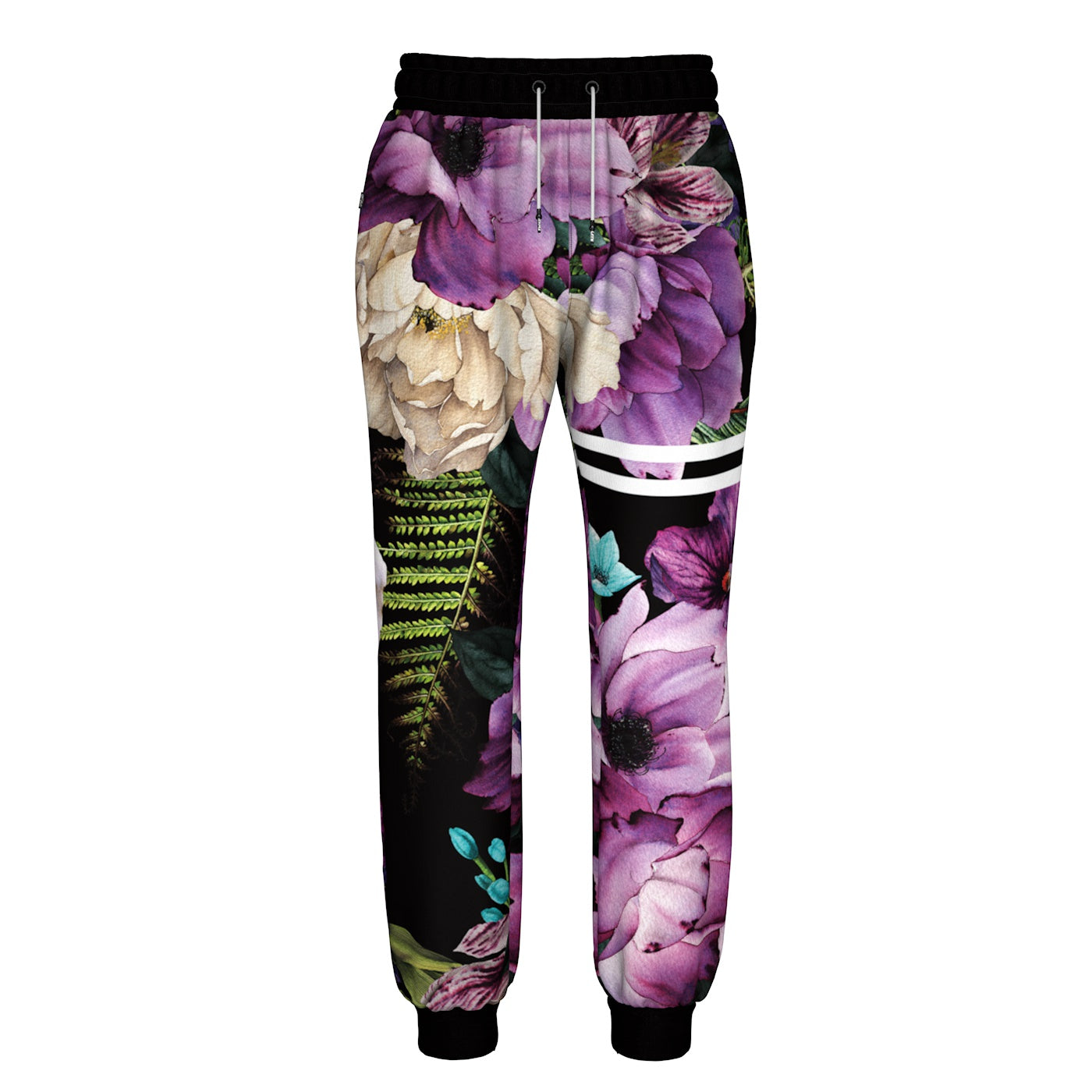 Magenta Purple Blossom Sweatpants