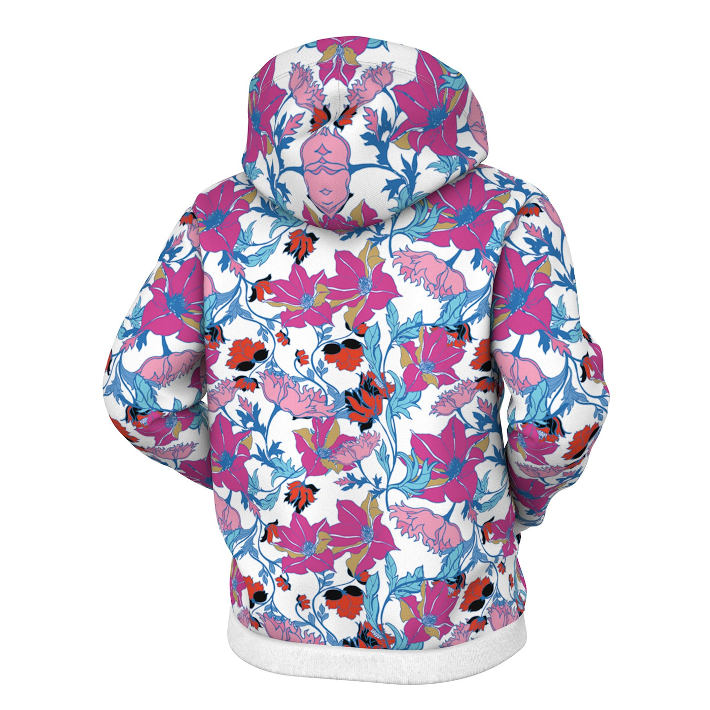 Fairy Tale Morning Floral Zip Up Hoodie