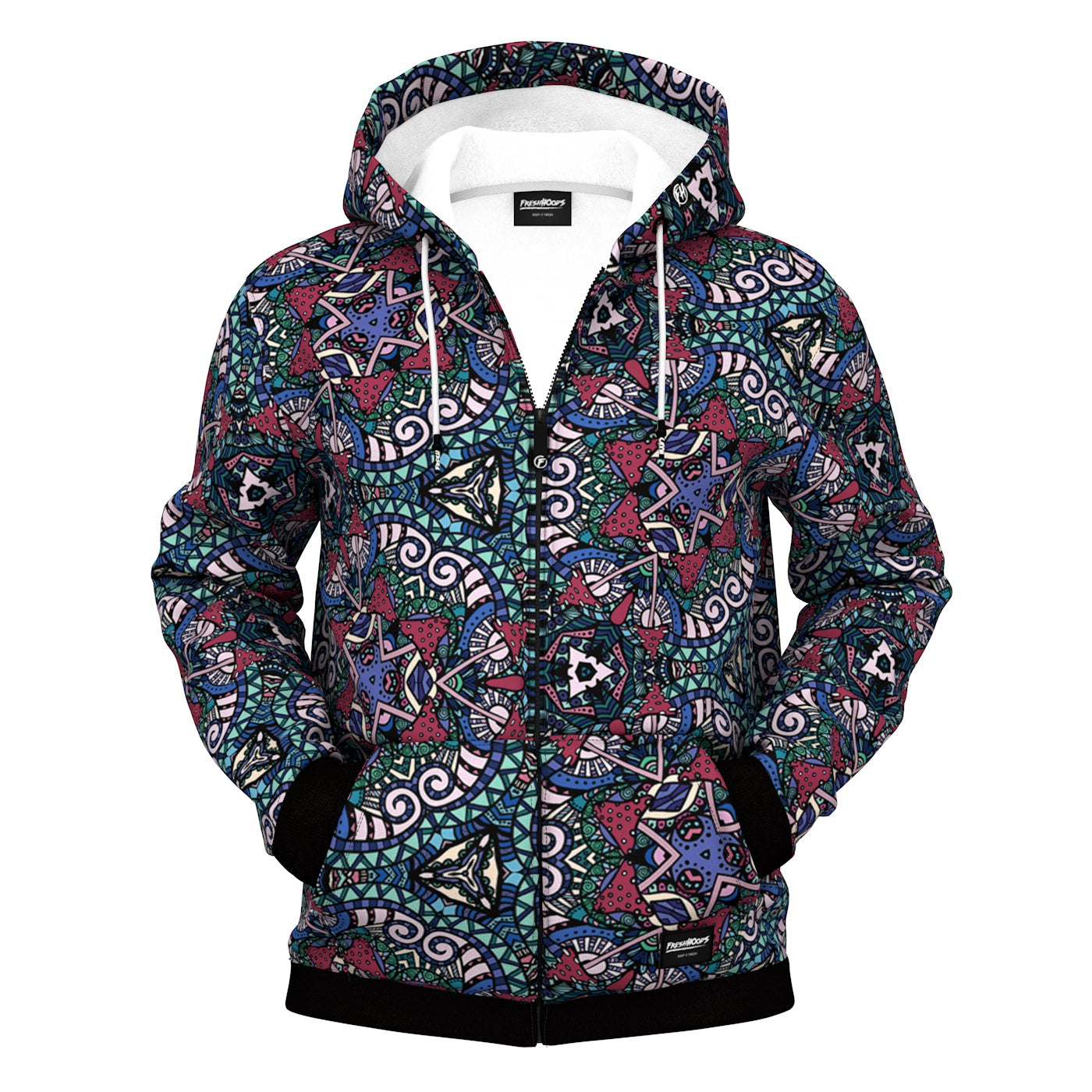 Mushroomscope Zip Up Hoodie