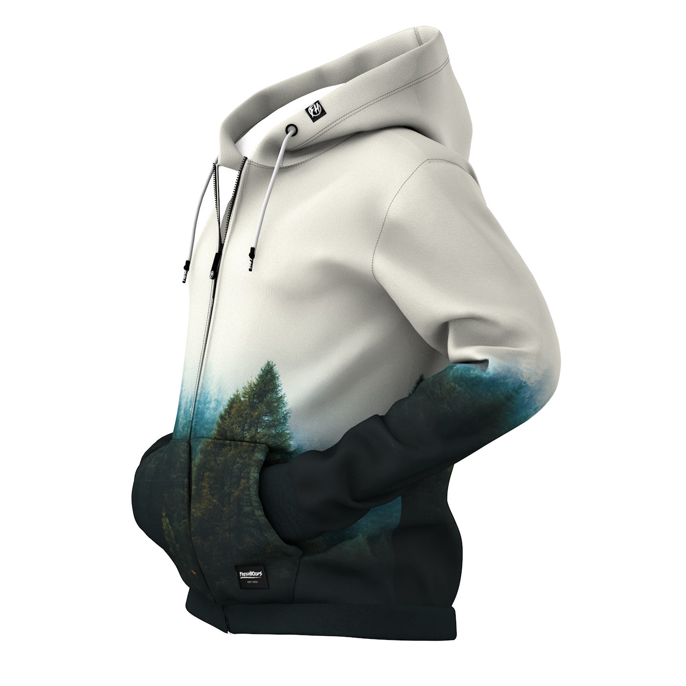 Observation Zip Up Hoodie