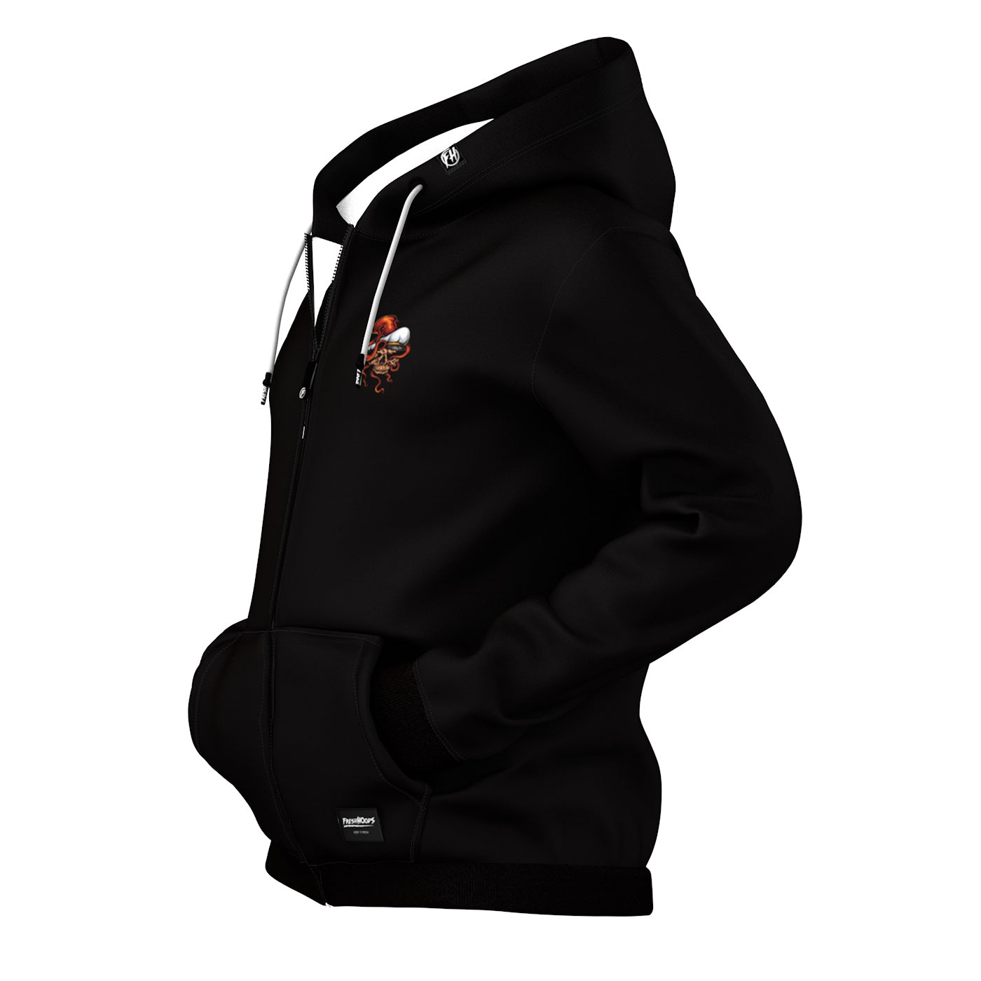 Octoskull Zip Up Hoodie